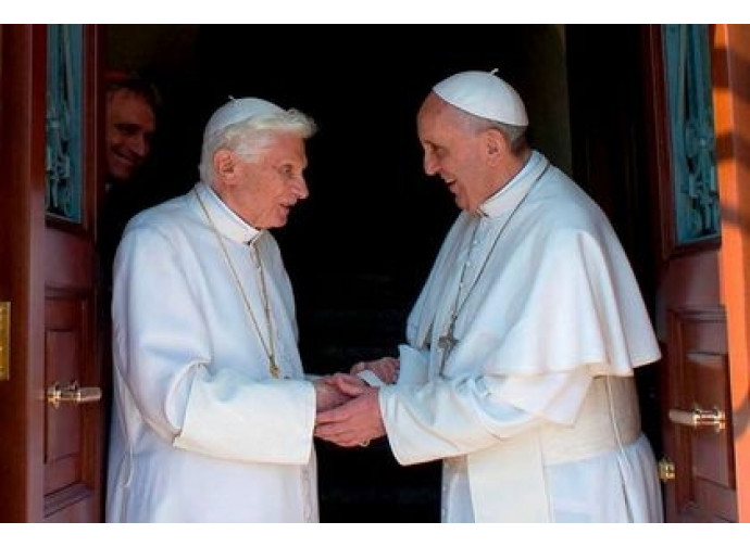 Papa emerito Benedetto XVI e Papa Francesco